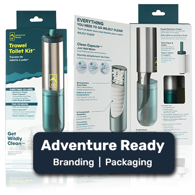 AdventureReady Branding Packaging